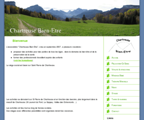 chartreuse-bien-etre.com: Chartreuse Bien Etre
site internet pour faire découvrir les activités de l'association Chartreuse Bien-Etre: cours à l'année, stages... 