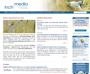 inch-media.de: AxCMS.net-Spezialisten & Windows-Webhosting - inch-media GmbH - IT-Service zum Wohlfühlen
inch-media GmbH - Wir sind Spezialisten für das AxCMS.net Contentmanagement System sowie im Windows-Hosting-Segment. IT-Service zum wohlfühlen.