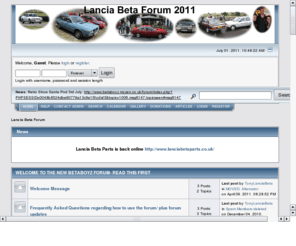 lanciabeta.co.uk: Lancia Beta Forum
Lancia Beta Club forum for Lancia Beta owners