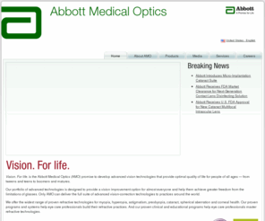 amo-inc.de: Abbott Medical Optics Inc. (AMO)
AMO offers the widest range of proven refractive technologies for myopia, hyperopia, astigmatism, presbyopia, cataract, spherical aberration and corneal health.