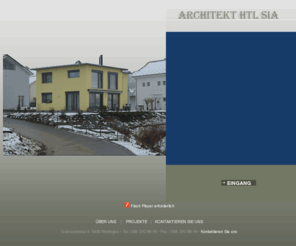 saxer-architektur.com: Neubauten Umbauten Renovationen Architekt HTL SIA Wettingen Aargau
Architekt HTL SIA in Wettingen ist Ihr Spezialist für Umbauten, Renovationen, Bauleitung, Feng Shui, ob Ein- oder Mehrfamilienhaus, und alles was dazugehört.