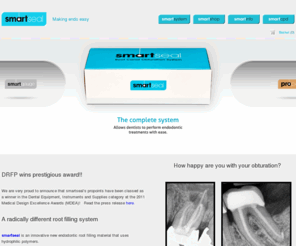 smart-seal.com: Innovative Endodontic Root Canal Filling System for Dentists
A radically different obturation point and paste system using hydrophilic polymers to create an excellent seal in the root canal.