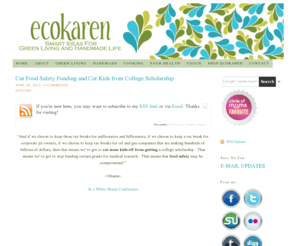 ecokaren.com: ecokaren
green living tips and eco friendly handmade goodies