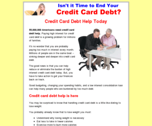end-credit-card-debt.com: Credit Card Debt Help Today
credi
 



<P> <HR> 



<P ALIGN=CENTER> Get the best ideads for Saving Money for 2007

<P ALIGN=CENTER> <a href=
