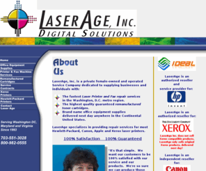 laser-age.com: Laser Printer Repair | HP | Xerox | Lexmark | Northern Virginia, Suburban DC, Manassas | Laser Age 703-369-6711
