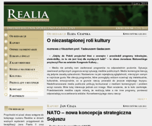 realia.com.pl: Dwumiesięcznik społeczno-polityczny Realia
Realia i co dalej dwumiesięcznik społeczno polityczny polska polityka problemy polityczne przyszłość kraju