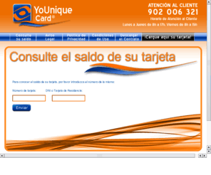 youniquecard.es: Tarjeta Youniquecard EA
consulta de saldo de la tarjeta Youniquecard EA