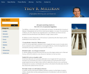 troymillikan.com: Troy Millikan
Attorney at law, accidents and bankruptcy, gainesville georgia, hall county