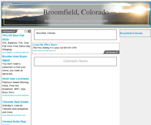 broomfield-colorado.com: Broomfield, Colorado
Information about Broomfield Colorado