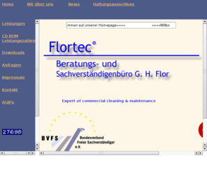 flortec.de: Flortec Sachverständigenbüro & Unternehmensberatung Qualitätssicherung- und Managment Prüfungen Gutachten Seminare
 Flortec Sachverständigenbüro & Unternehmensberatung Qualitätssicherung- und Managment Prüfungen Gutachten Seminare 