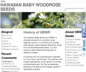 hawaiianbabywoodroseseeds.com: HAWAIIAN BABY WOODROSE SEEDS
