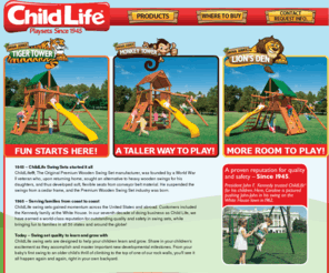 child life swing set