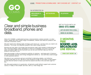 go-comms.co.uk: Solution1
Solution1 is a Communications company a cut above the rest. The services we provide range from Hosted Applications and Services through to large Scale IP networks and complex Converged Voice and IP Networks.