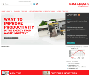 konecranes.com: Welcome to Konecranes.com | Konecranes World
