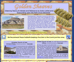 photon6.com: GOLDEN SHEAVES - HOME
Grand Junction Church of God