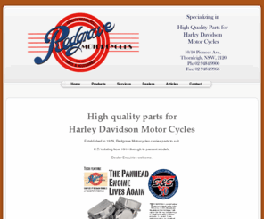 redgravemc.com: Home
RedgraveMC, High Quality Parts for Harley Davidson Motor Cycles