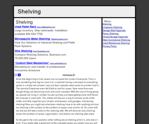 shelving-supply.com: Shelving, Storage Space, Interesting Design
This article will describe the benefits that can be found in shelving. Shelving ca also be creative. Many attractive design patterns are available. Shelving is a great way to create more storage space. The article will also explain to you how shelving is