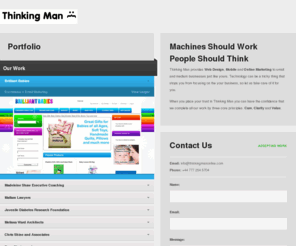 thinkingmanonline.com: Thinking Man Online - Thinking Man Online Portfolio
Thinking Man Online Portfolio