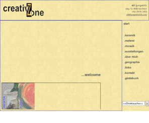 jungwirth205.com: Elfi Jungwirth - Keramik/Malerei
Interessante Homepage ber Keramik/Malerei von Elfi Jungwirth