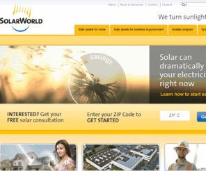 solarworld.com: SolarWorld USA - Solar panels to power home, business and government with renewable energy
SolarWorld is the largest manufacturer of high performance solar panels for homes, businesses and government insallations. SolarWorld solar panels provide renewable energy and are made in the USA.