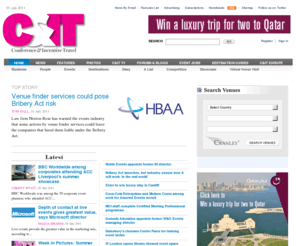 citmagazine.com: Conference & venues news | CIT - Conference & Incentive Travel | C&IT magazine
Latest UK & international conferences & venues news for the meetings industry. Conference & Incentive Travel also provides destination reviews & travel industry video footage.