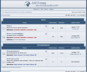 am-forum.nl: www.am-forum.nl - Forumoverzicht
AM forum voor de MG en de KG