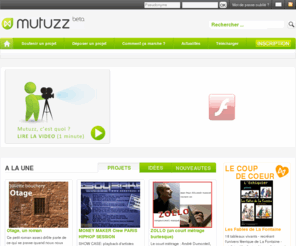 mutuzz.es: Mutuzz - Révélateur de talents !
Mutuzz est une solution de financement collectif (crowdfunding) des projets numériques artistiques et des spectacles.