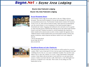 boynefalls.net: Boyne Falls - Boyne City Lodging, Boyne Falls, Michigan
Your Internet Guide to Boyne Falls - Boyne City, Michigan - Ski, Snowmobile, Golf