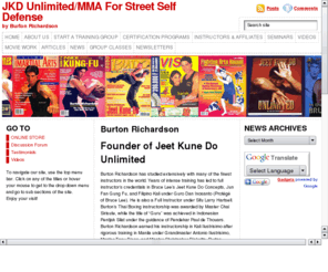 burtonrichardson.com: www.BurtonRichardson.com
Burton Richardson, Martial Artist, Self Defense teacher, stuntman, director, producer, actor, screenwriter.