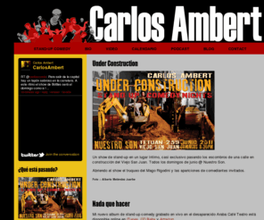 carlosambert.com: Carlos Ambert
Biografía, videos, blog, podcast y más información sobre el comediante Carlos Ambert. Biography, videos, blog, podcast and more information about comedian Carlos Ambert.