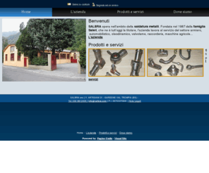 saldatura-salbra.com: SALBRA snc - saldatura metalli - Gardone Val Trompia - Visual site
SALBRA opera nell'ambito della saldatura metalli. Fondata nel 1987 dalla famiglia Saleri, che ne è tutt’oggi la titolare, l'azienda lavora al servizio del settore armiero,  automobilistico, oleodinamico, valvolame, raccorderia, macchine agricole...