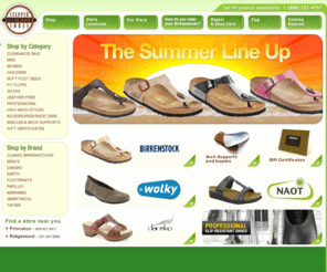 stepinbirkenstock.com: Steppin Birkenstock - All Things Birkenstock Under One Roof
Steppin Birkenstock are the webs foremost experts on all things Birkenstock.  Providing information, sales, service and repair of all things Birkenstock. 