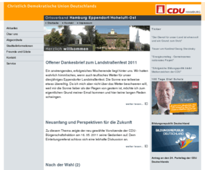 eppendorf-politik.de: CDU Hamburg - Ortsverband Eppendorf/Hoheluft-Ost - Homepage
CDU Hamburg Ortsverband Eppendorf/Hoheluft-Ost