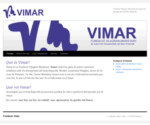 fundaciovimar.org: Fundació Vimar | Fundació Vilagran-Maristany de suport als discapacitats del Baix Empordà
