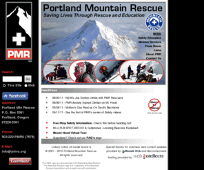 pmru.org: Portland Mountain Rescue
Portland Mountain Rescue - Saving lives through rescue and education