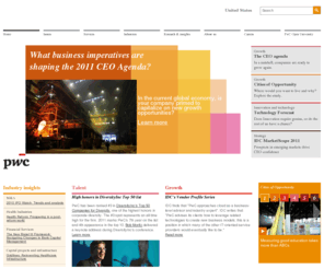 pwc.com: PwC US: Building relationships, creating value
Your agenda is PwC's agenda. Let's work together to make sure your company is ready to take advantage of new opportunities to grow.