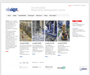 wms-viadat.com: Automated Storage/Retrieval Systems, AS/RS, WMS, Material Handling, Miniload
viastore systems GmbH