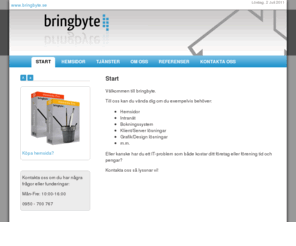 bringbyte.se: bringbyte - Webbutveckling och programmering
Webbutveckling och programmering.