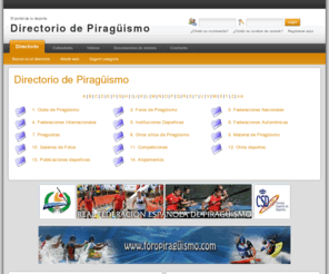directoriodepiraguismo.com: Directorio de Piragüismo
Directorio de Piragüismo. vv