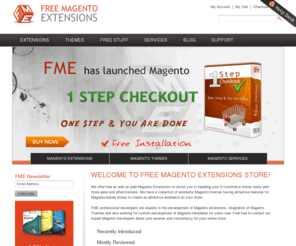 fmeextensions.com: Magento Extensions & Themes Store also specializes in Magento Custom Development
Magento experts!