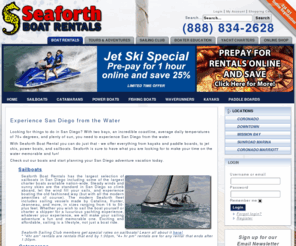 seaforthboatrentals.com: San Diego Boat Rentals
Seaforth Boat Rentals San Diego; rent sailboats, power boats, and waverunners