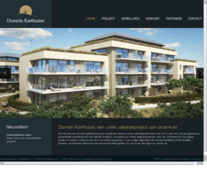 domein-karthuizer.be: Domein Karthuizer - Stijlvol wonen aan de kust, Oostduinkerke, Nieuwpoort, appartement, appartementen, project, te koop, kopen, Coussée Bostoen, zee, strand
Domein Karthuizer is een stijlvolle residentie in Oostduinkerke, Nieuwpoort. De appartementen zijn zongericht en werden uitgevoerd in duurzame klassematerialen. Grote raampartijen halen overvloedig licht naar binnen en de ruime terassen nodigen uit om volop te genieten van het kustgevoel. Ideaal voor wie op zoek is naar een zekere belegging, een tweede verblijf of een vaste familiestek.