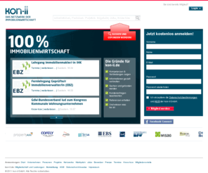 kon-ii.com: kon-ii - Das  Netzwerk der Immobilienwirtschaft
kon-ii.de ist das soziale Business-Netzwerk für alle Teilnehmer der Immobilienwirtschaft. kon-ii.de ermöglicht unkompliziert die Neukunden- und Auftragsakquise, Personalrecruitment, bereitet den Weg für Gemeinschaftsgeschäfte, Marketingaktionen und vieles mehr.