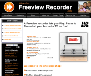 freeviewrecorder.com: FREEVIEW RECORDER - One Stop Shop
Choose a Freeview Recorder - Humax, Sagemcom, Panasonic, Toshiba, LG, Bush. A Freeview recorder at affordable prices. No subscriptions or monthly charges!