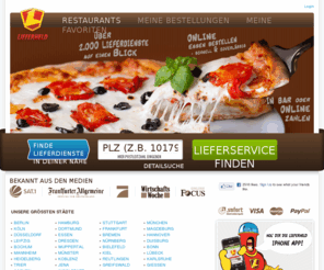 lieferheld.de: Lieferservice | Essen bestellen | Pizza online - www.lieferheld.de
Bequem per Lieferservice Essen online bestellen. Schnelle Lieferung & riesige Auswahl. PLZ eingeben - Lieferservice finden - Essen auswählen - Genießen!