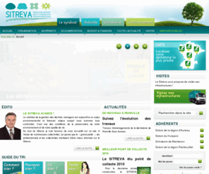 sitreva.fr: SITREVA
Site officiel du SITREVA (Syndicat Intercommunal pour le Traitement et la Valorisation des Déchets)