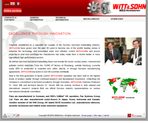 wittfan.com: witt&sohn - Witt&Sohn - About us
Custom-made industrial-type heavy-duty axial fans, centrifugal fans, jet fans, direct drive, v-belt drive, flame proof, shock proof, temerature resistant; dampers, silencers, inlet vanes, etc.