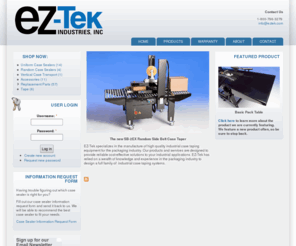 eztek.com: EZ-Tek Industries, Inc. | Industrial Case Taping Equipment
