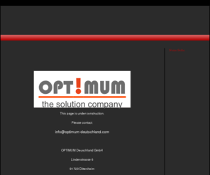 optimum-international.com: Neue Seite
consulting