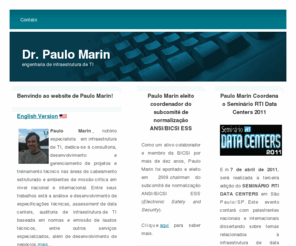 paulomarin.net: Paulo Marin - Engenharia e Consultoria de TI
Serviços em engenharia de telecomunicações, missão crítica, treinamento e cabeamento estruturado